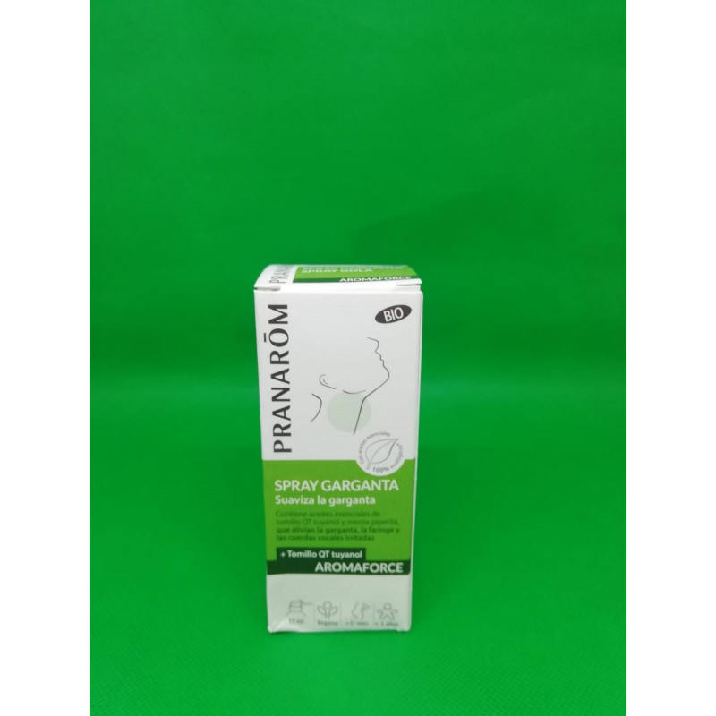 Pranarom Aromaforce Spray Garganta BIO, 15 ml